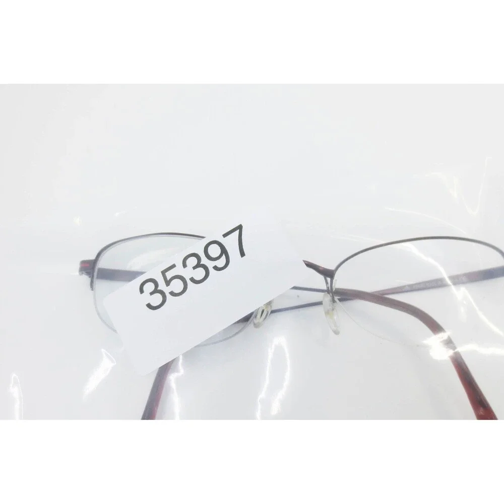 Adidas af04 40 6052 Eyeglasses Frames Burgundy Semi Rimless 53 19 140 Austria